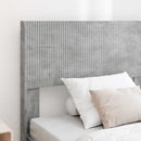 vidaXL Ágykeret tárolóval és fejtámlával Betonszürke 75 x 190 cm