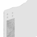 vidaXL Ágykeret fejtámlával Beton Szürke 75 x 190 cm Tömör fenyőfa