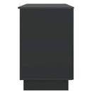 vidaXL Asztal Fekete Szerelt Fa 142,5 x 50 x 75 cm