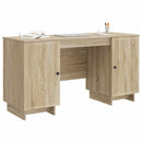 vidaXL Asztal Sonoma Tölgy Szerelt Fa 142,5 x 50 x 75 cm