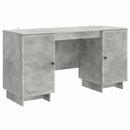 vidaXL Asztal Betonszürke Szerelt Fa 142,5 x 50 x 75 cm