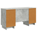 vidaXL Asztal Betonszürke Szerelt Fa 142,5 x 50 x 75 cm