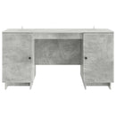 vidaXL Asztal Betonszürke Szerelt Fa 142,5 x 50 x 75 cm