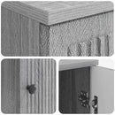 vidaXL Asztal Szürke Sonoma Szerelt Fa 142,5 x 50 x 75 cm