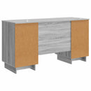 vidaXL Asztal Szürke Sonoma Szerelt Fa 142,5 x 50 x 75 cm