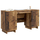 vidaXL Asztal Antik Fa Szerelt Fa 142,5 x 50 x 75 cm