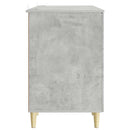 vidaXL Asztal Betonszürke Szerelt Fa 142,5 x 50 x 75 cm