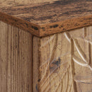 vidaXL Asztal Antik Fa Szerelt Fa 142,5 x 50 x 75 cm