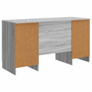 vidaXL Asztal Szürke Sonoma 142,5 x 50 x 75 cm Szerelt Fa