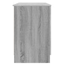 vidaXL Asztal Szürke Sonoma 142,5 x 50 x 75 cm Szerelt Fa