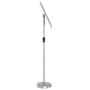 vidaXL Kiállító Állvány Ezüst 30 x 25 x 128 cm Alumínium