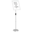 vidaXL Kiállító Állvány Ezüst 30 x 25 x 128 cm Alumínium