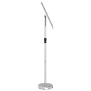 vidaXL Kiállító Állvány Ezüst 30 x 25 x 128 cm Alumínium