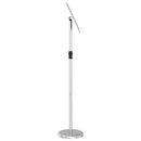 vidaXL Kiállító Állvány Ezüst 25 x 25 x 125 cm Alumínium