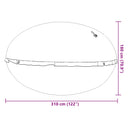 vidaXL Téli medence párna Kék Ø 310 x 180 cm PVC