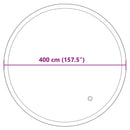 vidaXL Téli medence párna Kék Ø 310 x 180 cm PVC