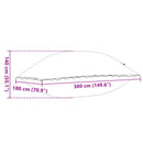 vidaXL Téli medence párna Kék 380 x 180 x 140 cm PVC