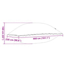 vidaXL Téli medence párna Kék 460 x 230 x 160 cm PVC