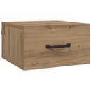 vidaXL Éjjeliszekrény fiókkal Művészi tölgy 35 x 35 x 20 cm Faanyag