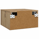 vidaXL Éjjeliszekrény fiókkal Művészi tölgy 35 x 35 x 20 cm Faanyag