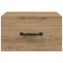 vidaXL Éjjeliszekrény fiókkal Művészi tölgy 35 x 35 x 20 cm Faanyag