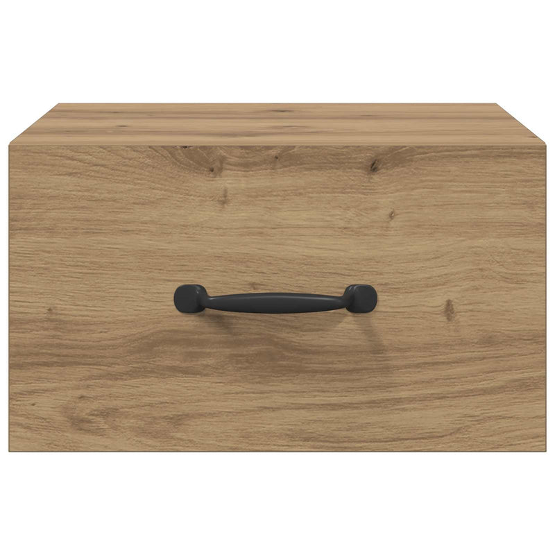 vidaXL Éjjeliszekrény fiókkal Művészi tölgy 35 x 35 x 20 cm Faanyag