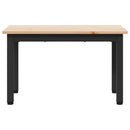 vidaXL Dohányzóasztal Természetes 60 x 30 x 36 cm Tömör fenyőfa