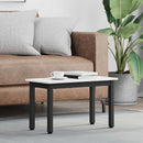 vidaXL Dohányzóasztal Fehér 60 x 30 x 36 cm Tömör fenyőfa