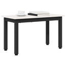 vidaXL Dohányzóasztal Fehér 60 x 30 x 36 cm Tömör fenyőfa
