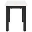 vidaXL Dohányzóasztal Fehér 60 x 30 x 36 cm Tömör fenyőfa