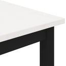 vidaXL Dohányzóasztal Fehér 60 x 60 x 36 cm Tömör fenyőfa