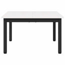 vidaXL Dohányzóasztal Fehér 60 x 60 x 36 cm Tömör fenyőfa