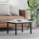 vidaXL Dohányzóasztal Fehér 60 x 50 x 36 cm Tömör fenyőfa
