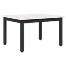 vidaXL Dohányzóasztal Fehér 60 x 50 x 36 cm Tömör fenyőfa