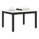 vidaXL Dohányzóasztal Fehér 60 x 50 x 36 cm Tömör fenyőfa
