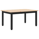 vidaXL Dohányzóasztal Természetes 70 x 50 x 36 cm Tömör fenyőfa