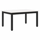 vidaXL Dohányzóasztal Fehér 70 x 50 x 36 cm Tömör fenyőfa