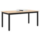 vidaXL Dohányzóasztal Természetes 100 x 50 x 45 cm Tömör fenyőfa