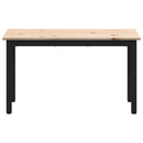 vidaXL pad Természetes 80 x 35 x 45 cm Tömör fenyőfa