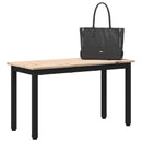vidaXL pad Természetes 80 x 35 x 45 cm Tömör fenyőfa