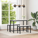 vidaXL pad Fehér 80 x 35 x 45 cm Tömör fenyőfa