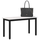 vidaXL pad Fehér 80 x 35 x 45 cm Tömör fenyőfa