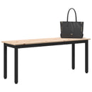 vidaXL pad Természetes 110 x 35 x 45 cm Tömör fenyőfa