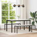 vidaXL pad Fehér 110 x 35 x 45 cm Tömör fenyőfa
