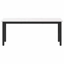 vidaXL pad Fehér 110 x 35 x 45 cm Tömör fenyőfa
