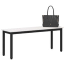 vidaXL pad Fehér 110 x 35 x 45 cm Tömör fenyőfa