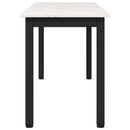vidaXL pad Fehér 110 x 35 x 45 cm Tömör fenyőfa