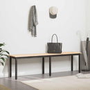 vidaXL pad Természetes 160 x 35 x 45 cm Tömör fenyőfa