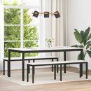 vidaXL pad Fehér 160 x 35 x 45 cm Tömör fenyőfa