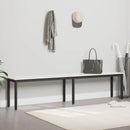 vidaXL pad Fehér 200 x 35 x 45 cm Tömör fenyőfa